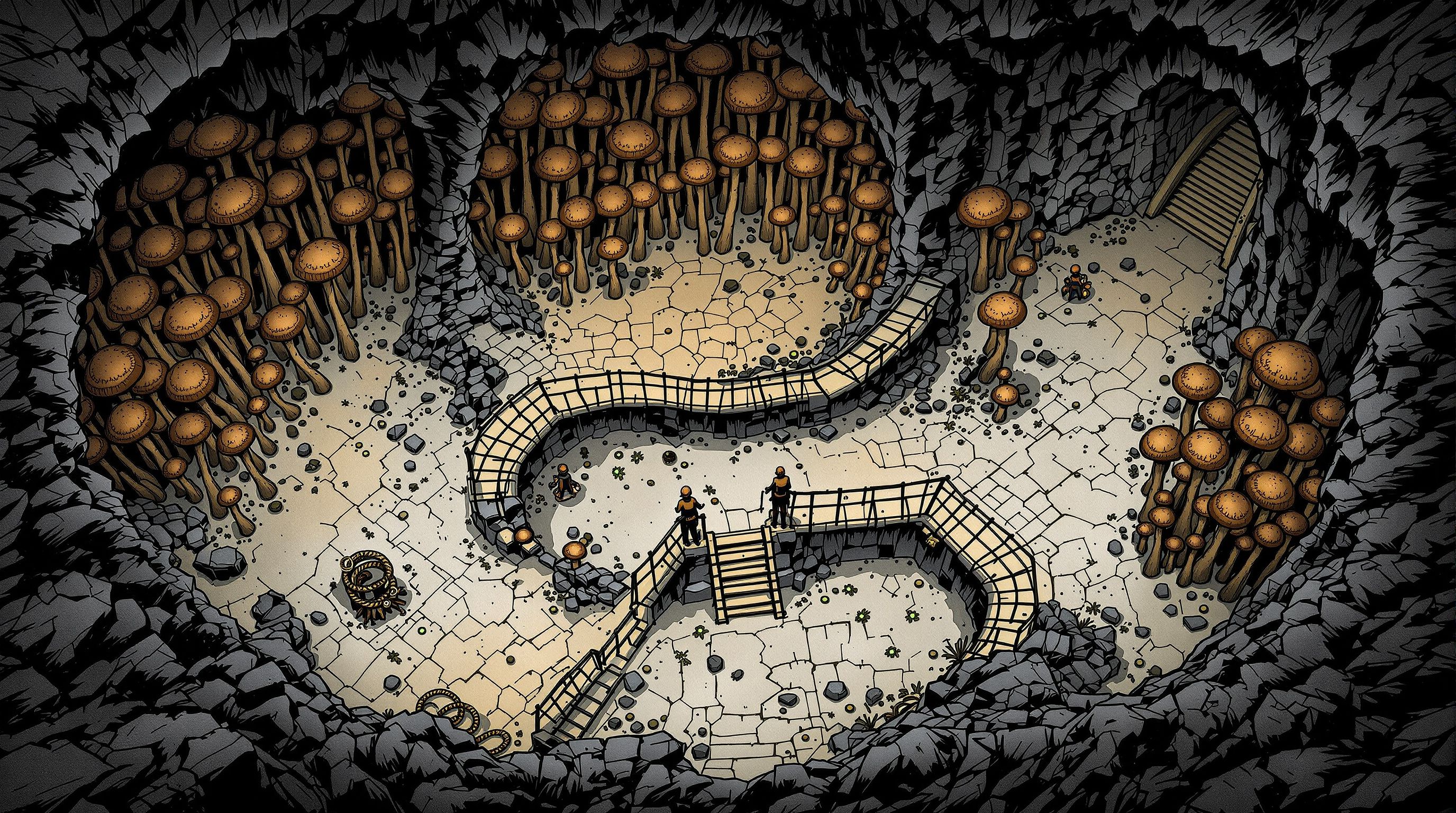Mushroom forest