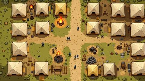 Army camp