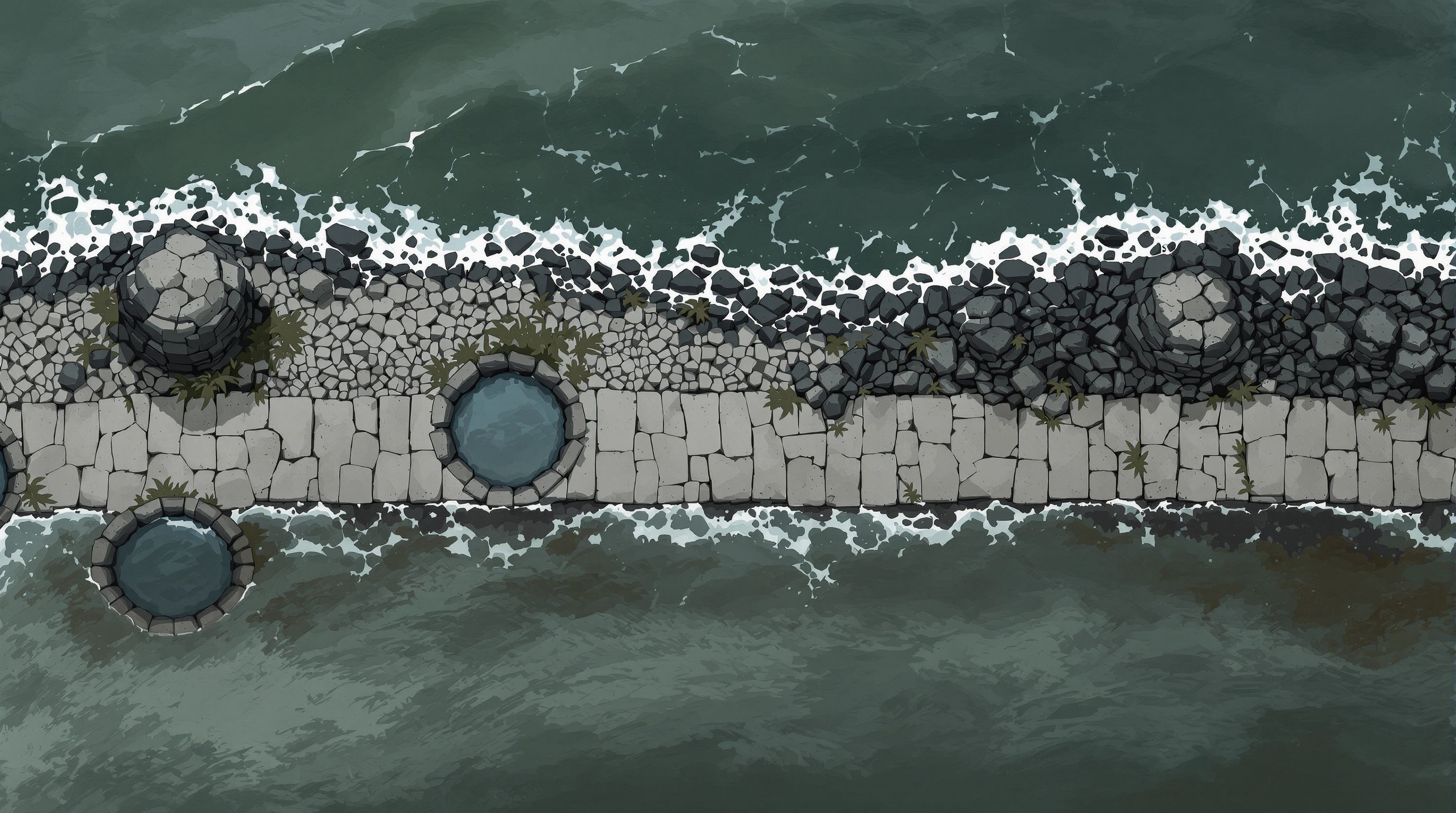 Rocky shore