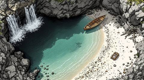 Waterfall pool