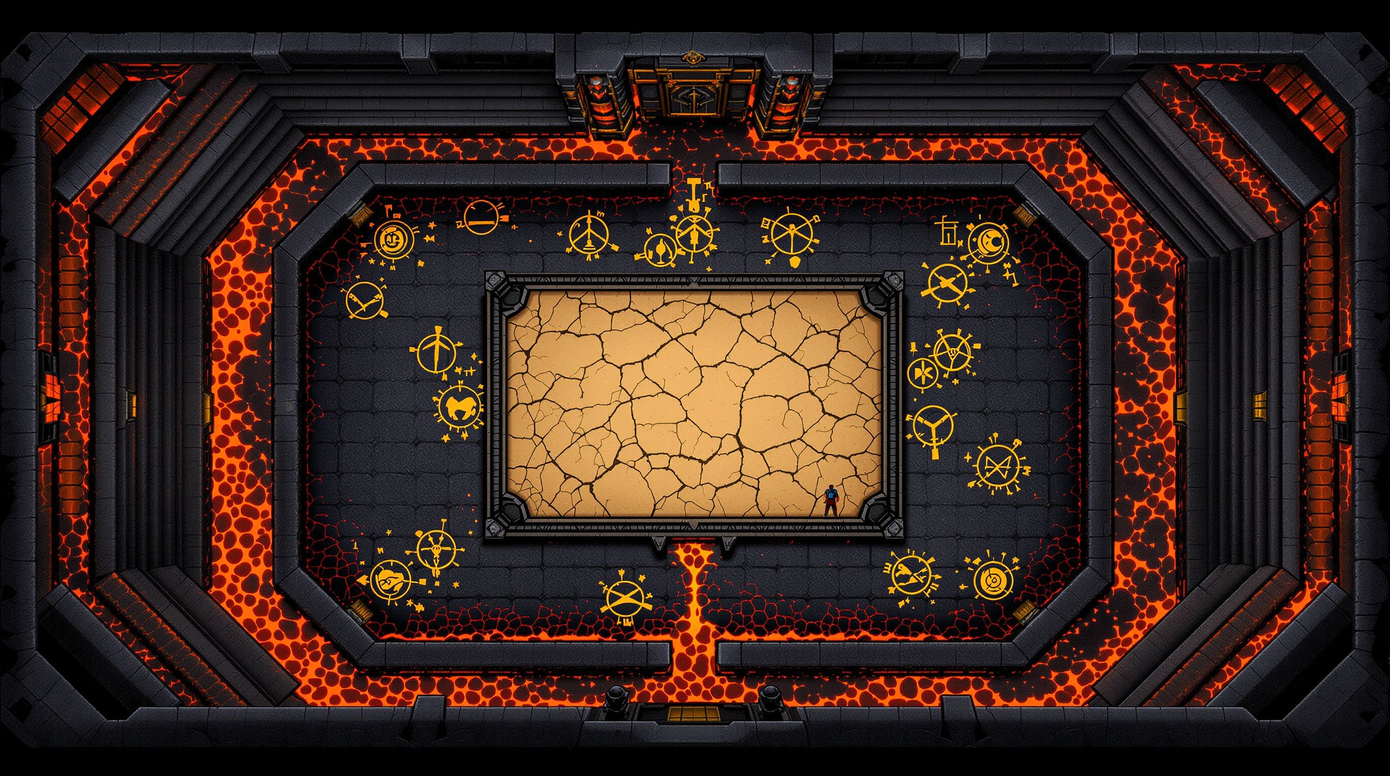 Lava arena