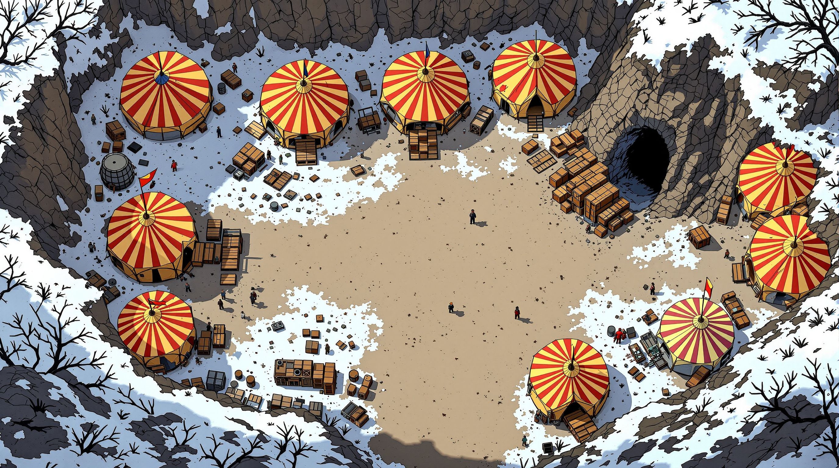 Mining camp