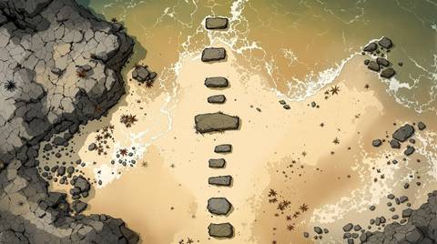 Sand beach