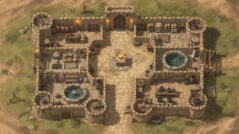 Desert fort